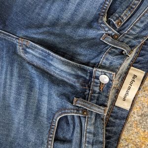 Reformation Julia Crop High Cigarette jeans 24